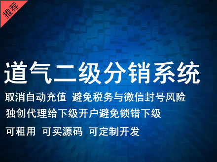 亳州市道气二级分销系统 分销系统租用 微商分销系统 直销系统